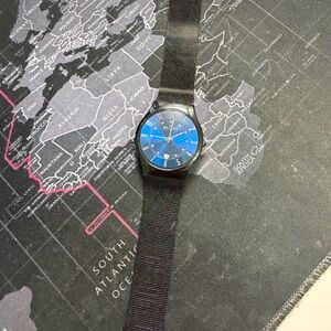 Skagen Black and Blue Men's Watch